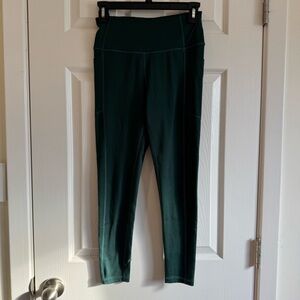 Victoria’s Secret Women's Green High-Waisted Leggings Size Medium Pockets